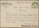 Deutsches Reich - Brustschild: 1872, Großer Schild 1/3 Groschen Hellgrün Auf Vertreter-Vordruck-Kart - Neufs