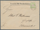 Deutsches Reich - Brustschild: 1872, 1/3 Gr. Großer Schild Grün, Portogerechte Einzelfrankatur Auf 1 - Neufs