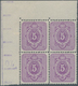 Deutsches Reich - Pfennig: 1888, 5 Pfg. Violett, Einwandfrei Postfrischer Viererblock Aus Der Linken - Lettres & Documents