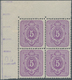 Deutsches Reich - Pfennig: 1888, 5 Pfg. Violett, Einwandfrei Postfrischer Viererblock Aus Der Linken - Briefe U. Dokumente