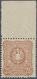Deutsches Reich - Pfennig: 1880, 25 Pfg. Rötlichorange, Sehr Farbfrisches Oberrandstück, Postfrisch, - Lettres & Documents