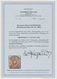 Deutsches Reich - Pfennig: 1880, 25 Pfg. Lebhaftbraunocker, Glasklar Zentrisch Gestempeltes Exemplar - Lettres & Documents