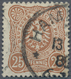 Deutsches Reich - Pfennig: 1880, 25 Pfg. Lebhaftbraunocker, Sauber Gestempeltes Exemplar Dieser Ausg - Covers & Documents