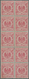Deutsches Reich - Krone / Adler: 1889, Postfrischer 10-er-Block 10 Pfg. Krone/Adler Lebhaftrosarot. - Unused Stamps