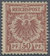 Deutsches Reich - Krone / Adler: 1890, 50 Pfg. Mittelbraunrot, Farbfrische Und Normal Gezähnte Marke - Ungebraucht