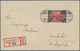 Deutsches Reich - Germania: 1902. 5 RM Rot/schwarz "Reichspost" Auf Einschreibbrief Nach Wiesbaden, - Unused Stamps
