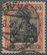 Deutsches Reich - Germania: 1915, 30 Pf. Germania, Kriegsdruck, Dunkelrotorange/schwarz Auf Mittelch - Neufs