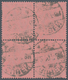 Deutsches Reich - Germania: 1915, 80 Pf Karminrot/rotschwarz/hellrosa Im 4er-Block Einzeln Sauber Ge - Unused Stamps