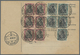 Deutsches Reich - Inflation: 1920. 13.3., 70 Pfg. Rahmen Bläulich-grün, Einzelmakre, Fünferblock Und - Briefe U. Dokumente