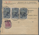 Deutsches Reich - Inflation: 1921, Freimarke Germania 75 Pf Mit Überdruck 10 M, Fälschung Zum Schade - Lettres & Documents