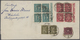 Deutsches Reich - Inflation: 1921, 5 Pfg. Und 15 Pfg. Ziffer Mit Wasserzeichen 2 Jeweils Im Viererbl - Lettres & Documents