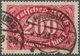 Deutsches Reich - Inflation: 1923, 200 M. Queroffset II In Karminrot Mit Plattenfehler "letztes 's' - Lettres & Documents