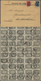 Deutsches Reich - Inflation: 1923, 1000 M. Ziffer Im Kompletten Bogen Mit 50 Werten Und Unterränder - Lettres & Documents