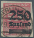 Deutsches Reich - Inflation: 1923, 250 Tsd Auf 500 M. Mittellilarot UNGEZÄHNT, Zeitgerecht Entwertet - Lettres & Documents