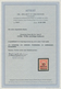 Deutsches Reich - Inflation: 1923, 10 Mrd. Auf 10 Mio. M. Dunkelzinnober Korbdeckel Gezähnt Mit Unri - Covers & Documents