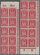 Delcampe - Deutsches Reich - Weimar: 1924. Flugpost Holztaube (IV): 20 Komplette, Postfrische Sätze, In Einheit - Unused Stamps