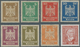 Deutsches Reich - Weimar: 1924, Reichsadler, Postfrischer Satz Sowie 60 Pfg. Stephan, Gestr. Papier - Unused Stamps