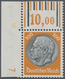 Deutsches Reich - 3. Reich: 1933, 100 Pfg. Hindenburg Mit Walzen-Oberrand Aus Der Linken Oberen Boge - Covers & Documents