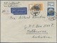 Deutsches Reich - 3. Reich: 1933, 100 Und 80 Pfg. Hindenburg Waffeln Mit Walzen-Oberrand Auf Um 5 Pf - Lettres & Documents