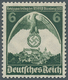 Deutsches Reich - 3. Reich: 1935, Reichsparteitag 6 Pfg. Schwarzgrün, Postfrisches Exemplar Mit Dem - Covers & Documents