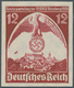 Deutsches Reich - 3. Reich: 1935, Nürnberger Parteitag 12 Pfg. Dunkelbraunrot, UNGEZÄHNTES Postfrisc - Covers & Documents