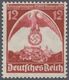 Deutsches Reich - 3. Reich: 1935, 12 Pf. Reichsparteitag Nürnberg Mit Verkehrtem Wasserzeichen (Sche - Briefe U. Dokumente