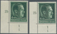 Deutsches Reich - 3. Reich: 1938, 6+19 Pf Reichsparteitag Nürnberg, 2 Postfrische Ecken Links Unten - Covers & Documents