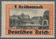 Deutsches Reich - 3. Reich: 1939, "Danzig Abschied" 1 RM Auf 1 G. Rotorange/lilaschwarz, Verkehrtes - Covers & Documents