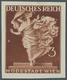 Deutsches Reich - 3. Reich: 1941, Wiener Messe 3 Pfg. Braun, UNGEZÄHNT, Breitrandig Ungebrauchte Mar - Briefe U. Dokumente