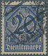 Deutsches Reich - Dienstmarken: 1920, 20 Pfg. Dienst Mit Ziffer "21" In Der Seltenen Farbe Preußisch - Service