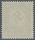 Deutsches Reich - Dienstmarken: 1934, 6 Pfg. Grün Hakenkreuz Im Eichenkranz Mit Waagerechter Gummiri - Dienstmarken