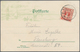 Delcampe - Deutsches Reich - Privatpost (Stadtpost): Flensburg PP Mercur 1899, 1½ Pf. Grün Und 3 Pf. In Karmin& - Private & Local Mails