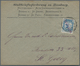 Deutsches Reich - Privatpost (Stadtpost): HAMBURG - Stadtbriefbeförderung: 1889, 3 Pf Blau Auf Brief - Private & Local Mails