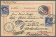 Deutsches Reich - Ganzsachen: 1896, Retournierte UPU 10 Pf Ganzsachen-Karte Nach Yokohama, Nicht Zug - Other & Unclassified