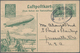 Deutsches Reich - Ganzsachen: 1912. Postal Stationery Card For Flight Of The "Viktoria Luise" Zeppel - Sonstige & Ohne Zuordnung