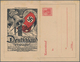 Deutsches Reich - Ganzsachen: 1923. Scarce Germania Ganzsachen Kartenbrief / Postal Stationery Lette - Sonstige & Ohne Zuordnung