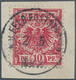 Deutsche Post In China: 1900, Petschili Krone/Adler 10 Pfg. Lebhaftlilarot Auf Briefstück Mit Voller - Chine (bureaux)