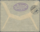 Deutsche Post In China: German Offices, 1902. Envelope (roughly Opened) Written From Infantry Regime - Deutsche Post In China