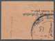 Deutsche Post In China: 1913 (16.1.), Sogn. "Ministerdruck" ("6 Pes. 25 Cts. Auf 5 Mark" Schwarz/dun - Chine (bureaux)