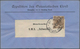 Deutsche Post In China - Besonderheiten: 1901/1906, Zwei Drucksachen-Umschläge (1x Kl. Randriss) Mit - Deutsche Post In China