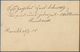 Deutsche Post In Der Türkei: 1906 1.12.9, Violetter Nebentempel "Aus Ramleh/(Palestina)". (Luxusabsc - Turquie (bureaux)