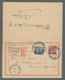 Deutsche Post In Der Türkei - Ganzsachen: 1897, Einschreibe Doppelkarte Fast Ohne Text (Empfänger Eu - Turquie (bureaux)