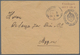 Deutsch-Ostafrika: 1916, "Frankiert Mit 7 1/2 H.", Violetter L2 Klar Und Schwarzes Dienstsiegel Von - Afrique Orientale
