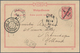 Deutsch-Ostafrika - Ganzsachen: 1897 Ganzsachenkarte 3 Pesa Auf 10 Pf. Karmin, Verwendet Von Tanga ( - Afrique Orientale