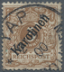 Deutsche Kolonien - Karolinen: 1900, 3 Pfg Orangebraun Aufdruckwert Klar Gestempelt Mit K1 "YAP", 2 - Carolines