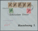 Deutsche Kolonien - Karolinen: 1900, 3 Pfg. Mit Steilem Aufdruck Im Waagerechten 5er-Streifen Sowie - Karolinen