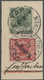 Deutsche Kolonien - Karolinen: 1899: 5 Pfg (kl. Fehlstelle Oben Rechts) Und 10 Pfg, Diagonaler Aufdr - Carolines