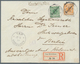 Deutsche Kolonien - Karolinen: 1899, 25 Pfg. Und 5 Pfg. Je Mit Diagonalem Aufdruck Als Portogerechte - Caroline Islands
