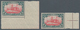 Deutsche Kolonien - Karolinen: 1915, 5 M. Kaiseryacht Mit Wasserzeichen, Kriegsdruck Mit 25:17 Zähnu - Karolinen