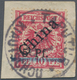 Deutsche Kolonien - Kiautschou: 1900, 2.Tsingtau-Aushilfsausgabe, 5 Pf. Auf 10 Pfg. Rot, Überdruck-T - Kiauchau